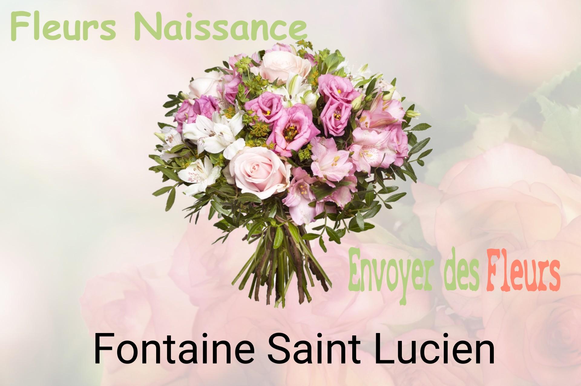 Bouquet de fleurs de naissance livré à Fontaine-Saint-Lucien