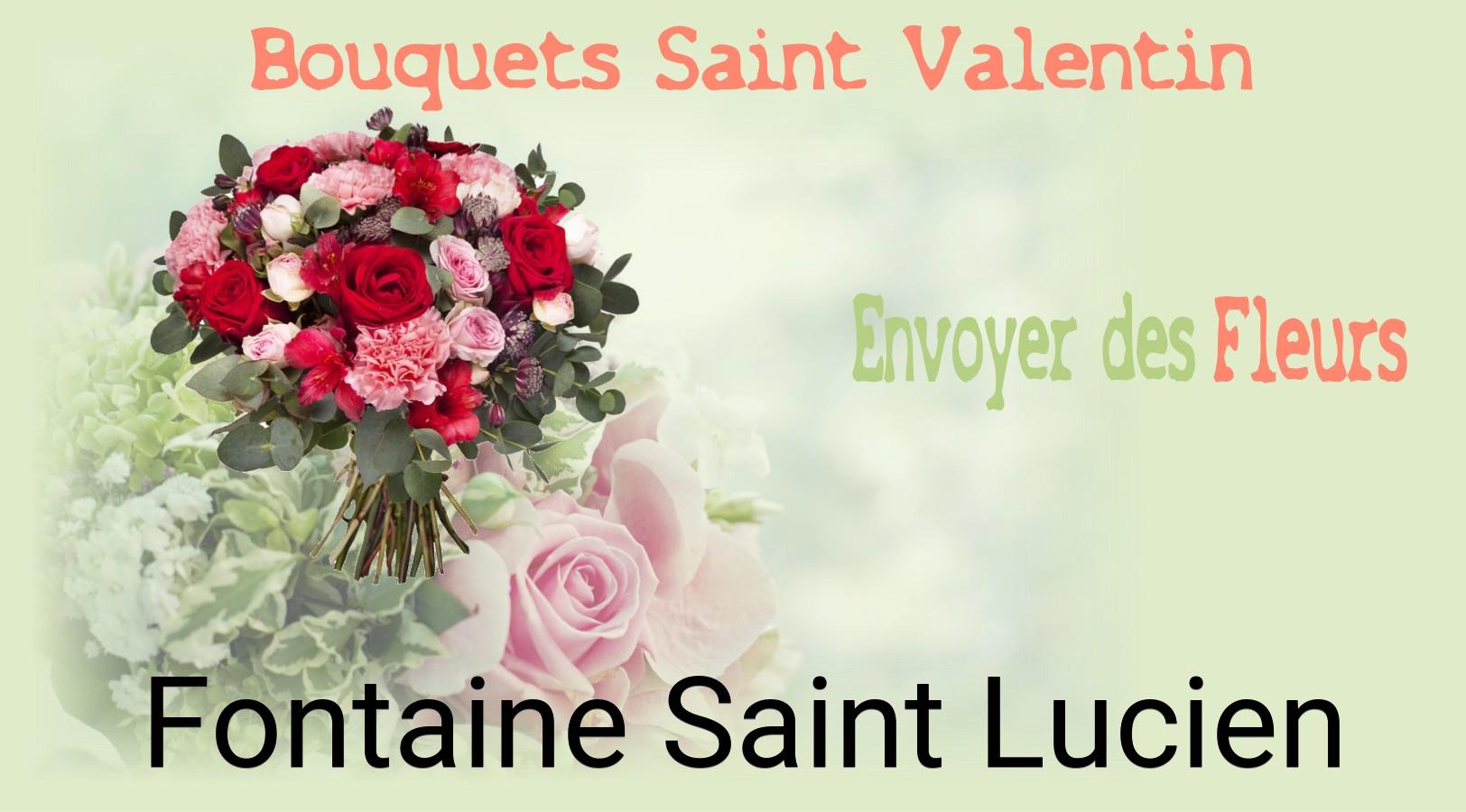 Roses de Saint-Valentin livrées à Fontaine-Saint-Lucien